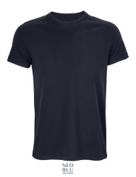 T-Shirt πικέ (Loris 03775) μπλέ σκούρο